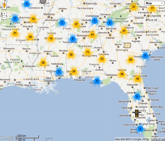 Manufacturer Map